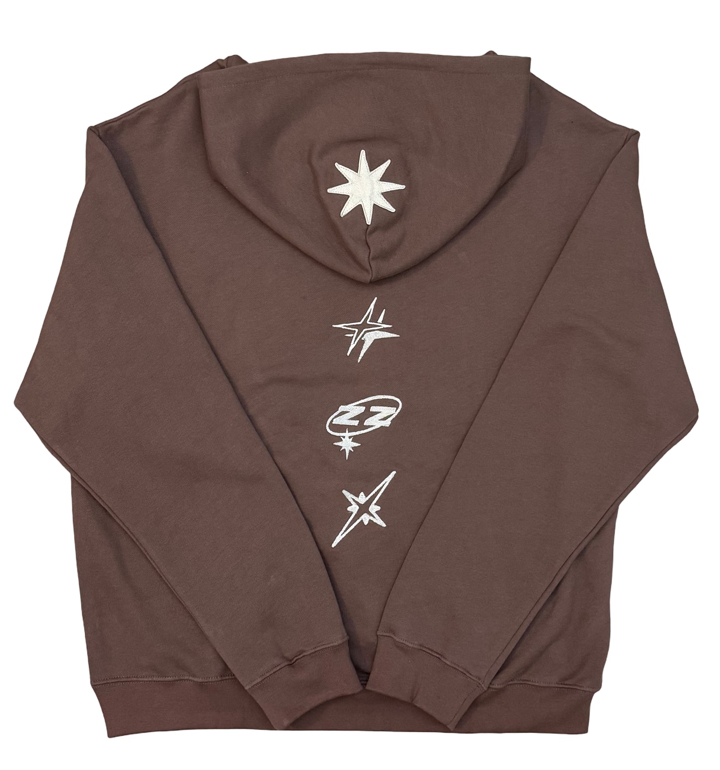 Brown Stars Hoodie