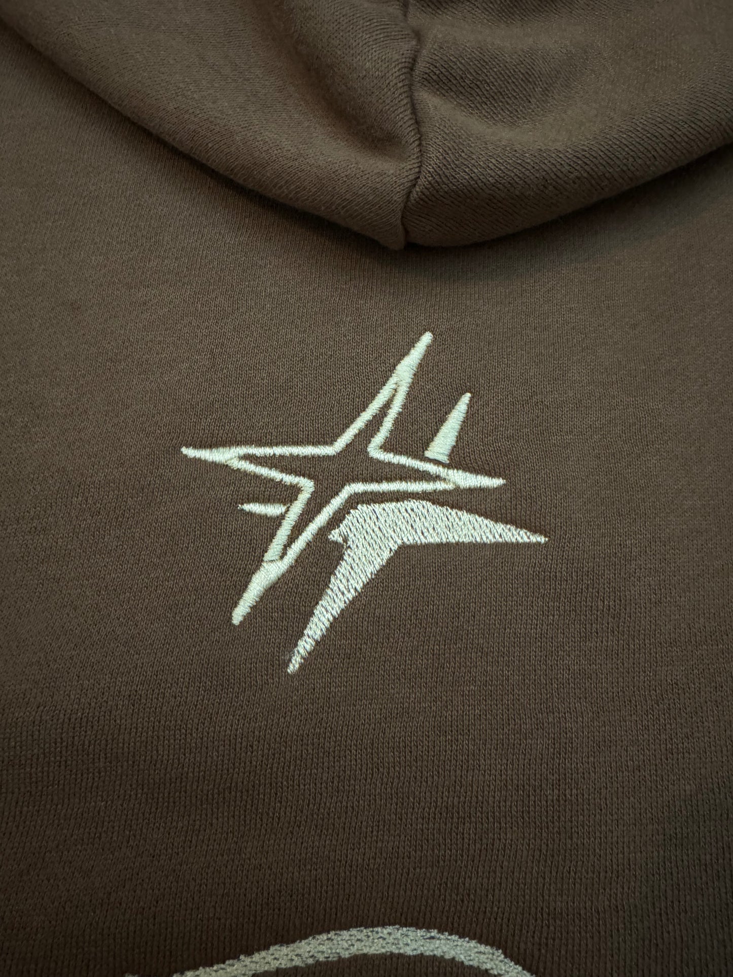 Brown Stars Hoodie