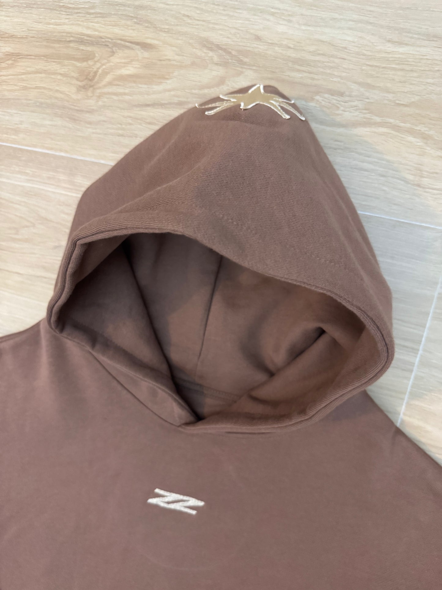 Brown Stars Hoodie