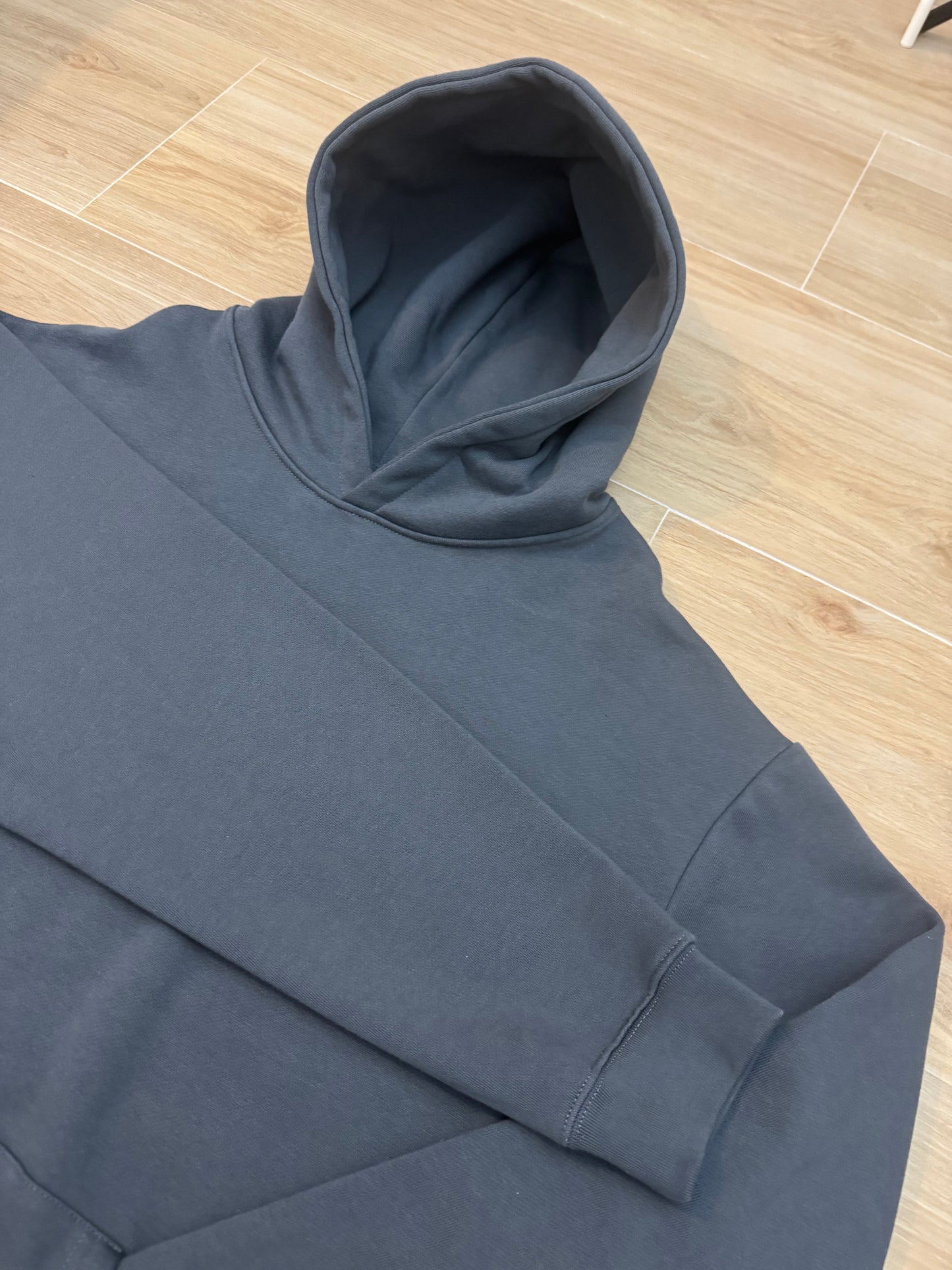 Greyish Blue Hoodie